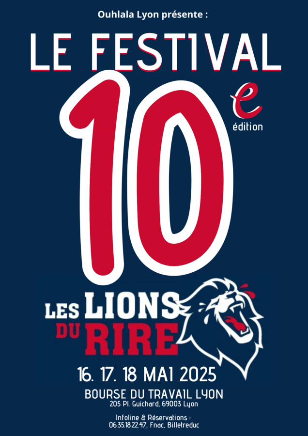 Affiche officielle — Les Lions du Rire