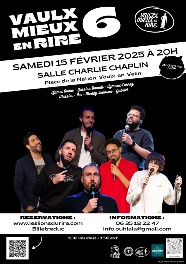 Affiche officielle — Vaulx Mieux en Rire
